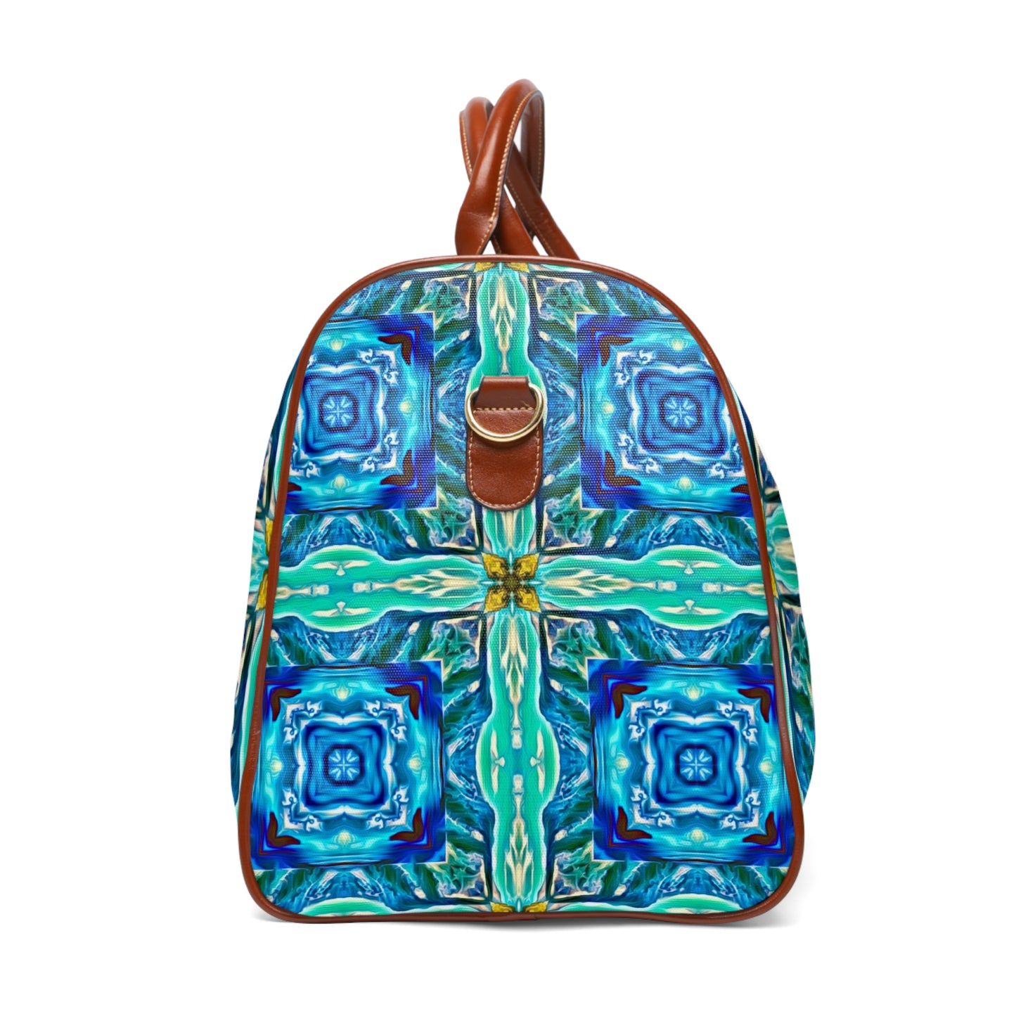 Ocean Mandala Waterproof Travel Bag