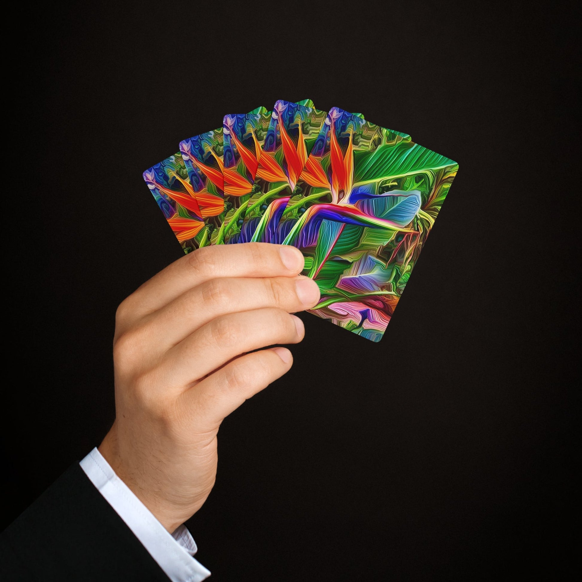 Bird of Paradise Custom Poker Cards - Christina Litman Gallery