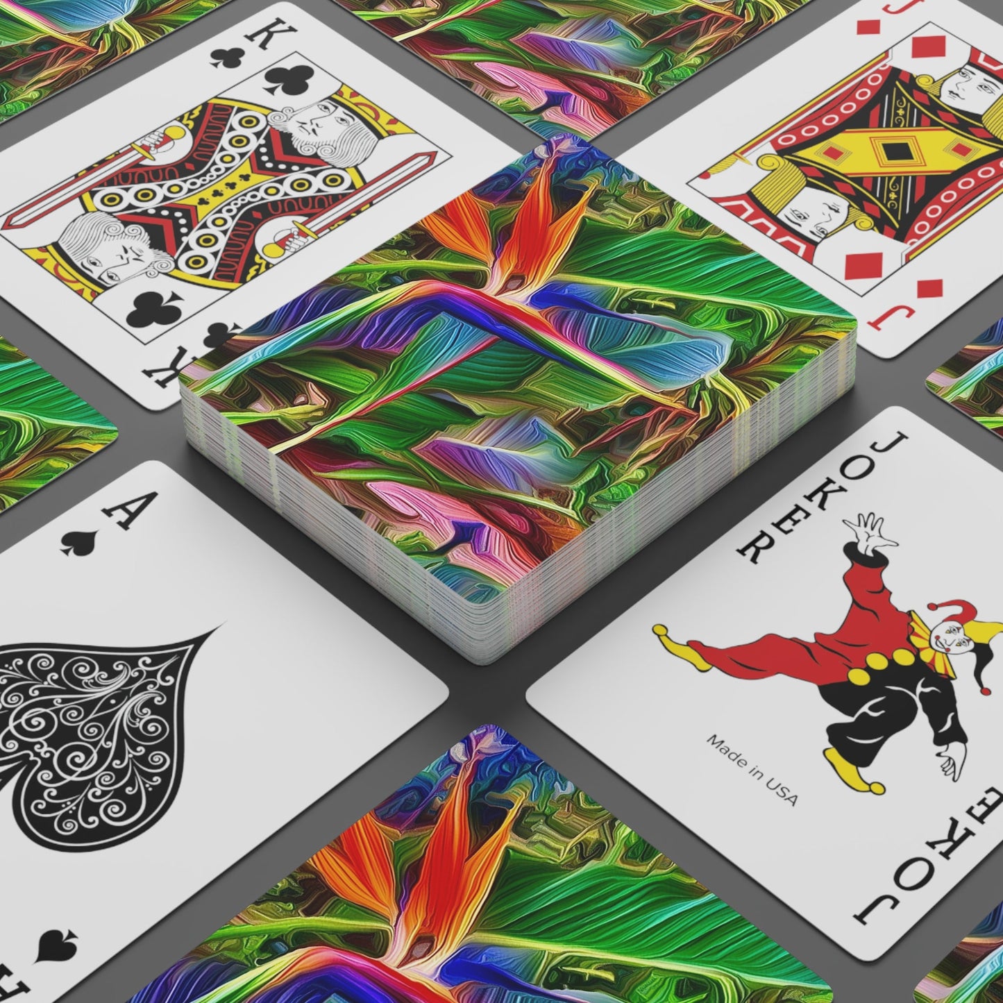 Bird of Paradise Custom Poker Cards - Christina Litman Gallery