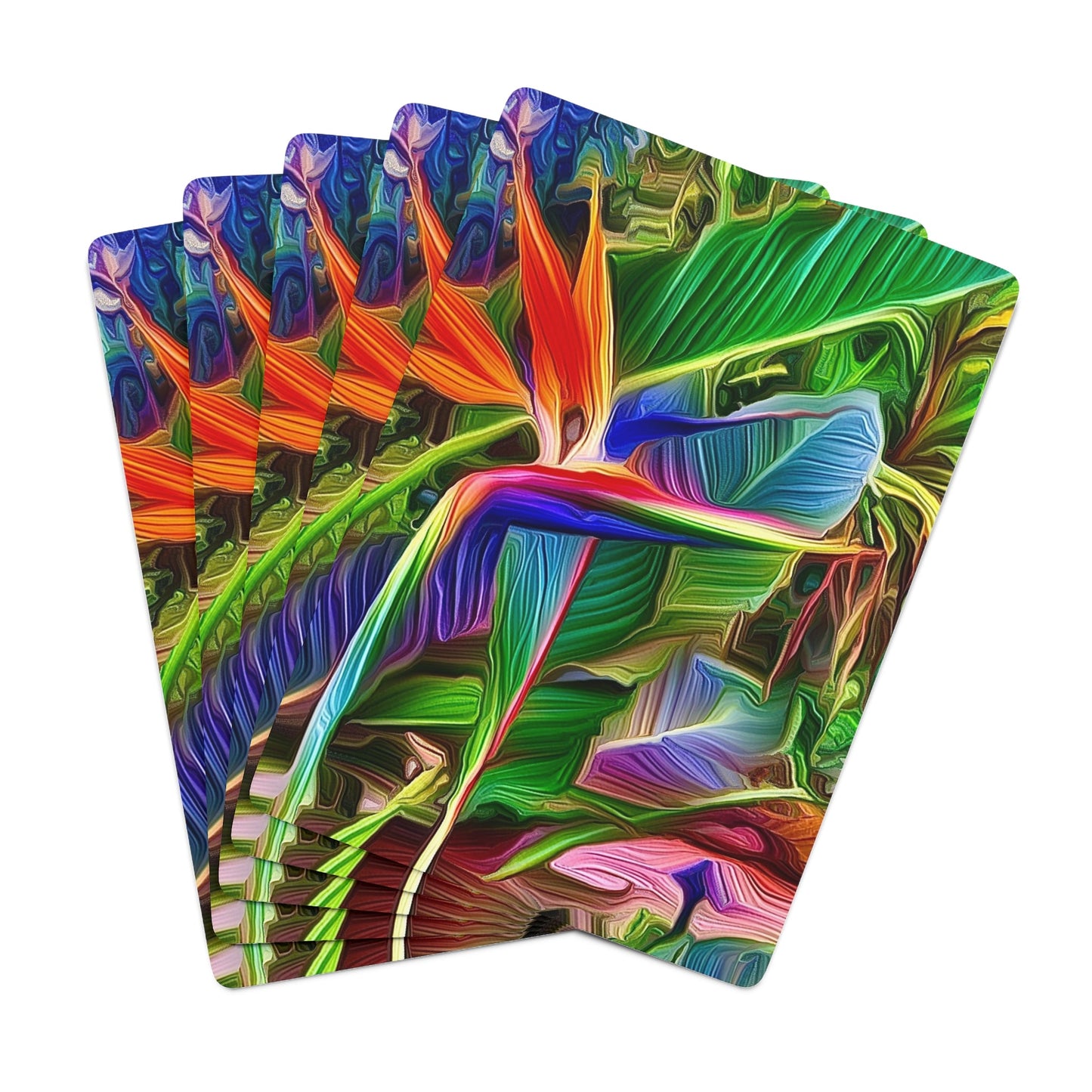 Bird of Paradise Custom Poker Cards - Christina Litman Gallery