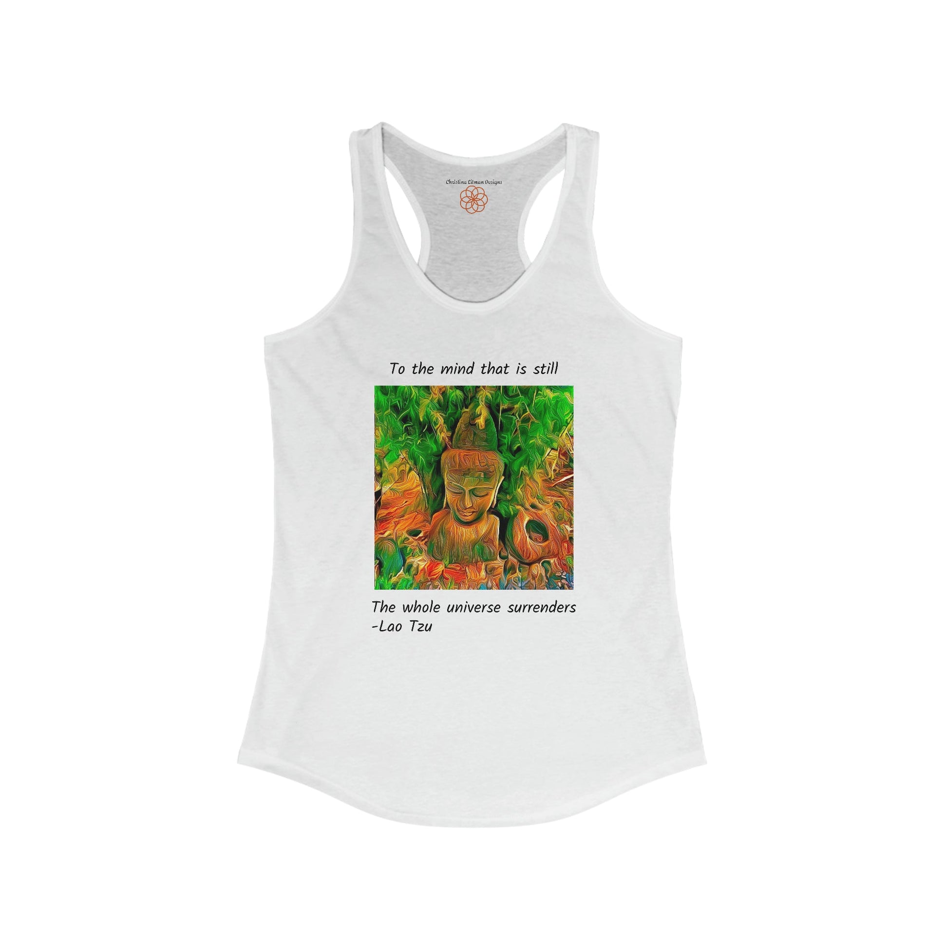 Buddha Bliss Women's Empowerment Tank Top - Christina Litman Gallery