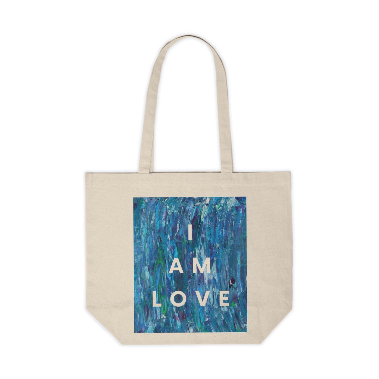 I Am Love Canvas Shopping Tote - Christina Litman Gallery