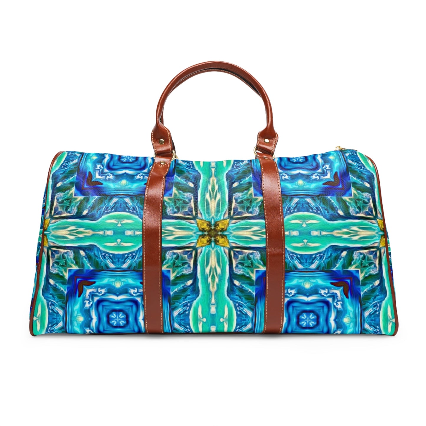 Ocean Mandala Waterproof Travel Bag - Christina Litman Gallery