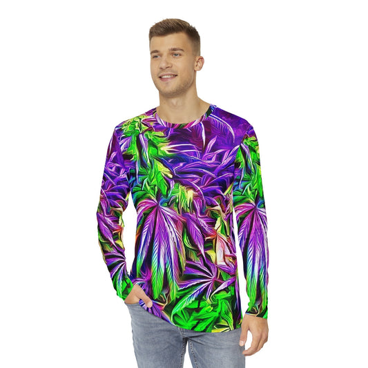 PurpleFusion Men's Long Sleeve Shirt - Christina Litman Gallery