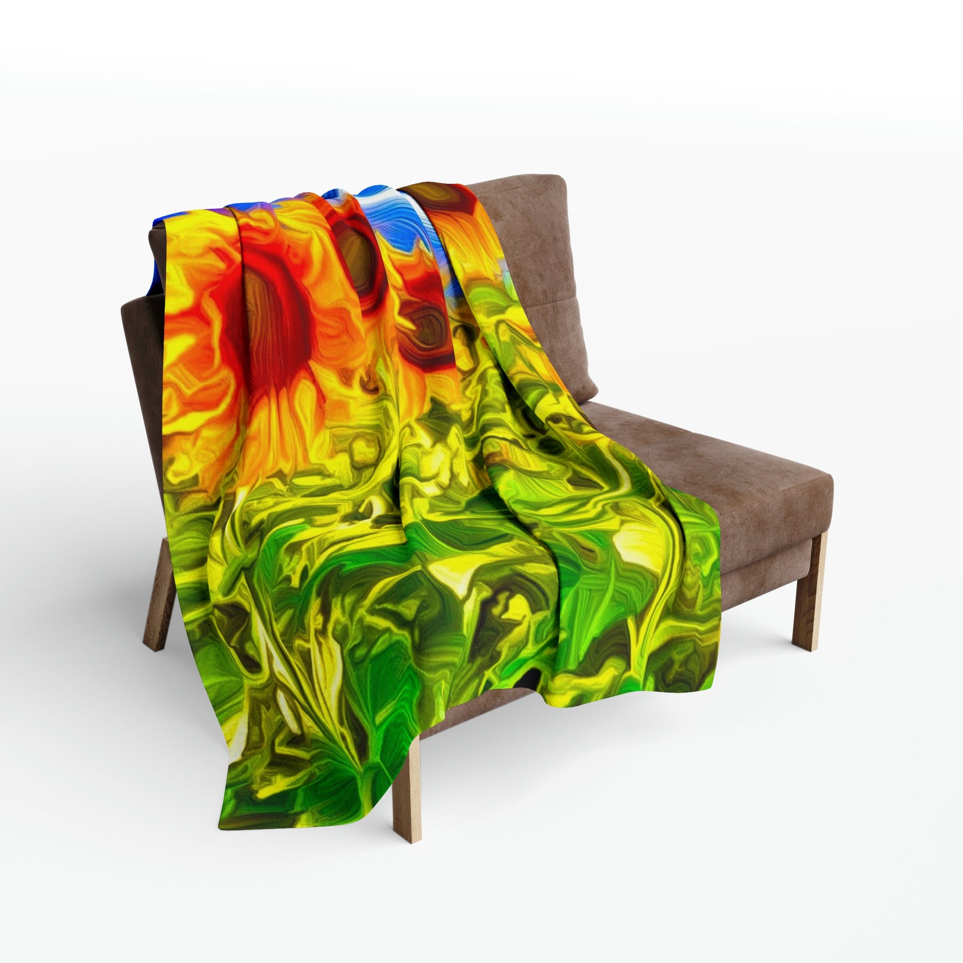 Sunflower Bliss Arctic Fleece Blanket - Christina Litman Gallery