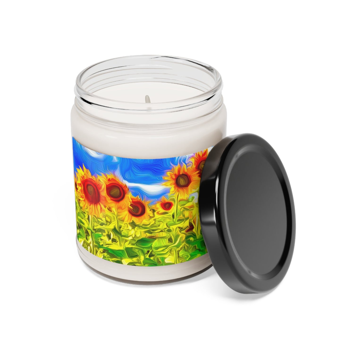 Sunflower Fantasies - Scented Soy Candle, 9oz - Christina Litman Gallery