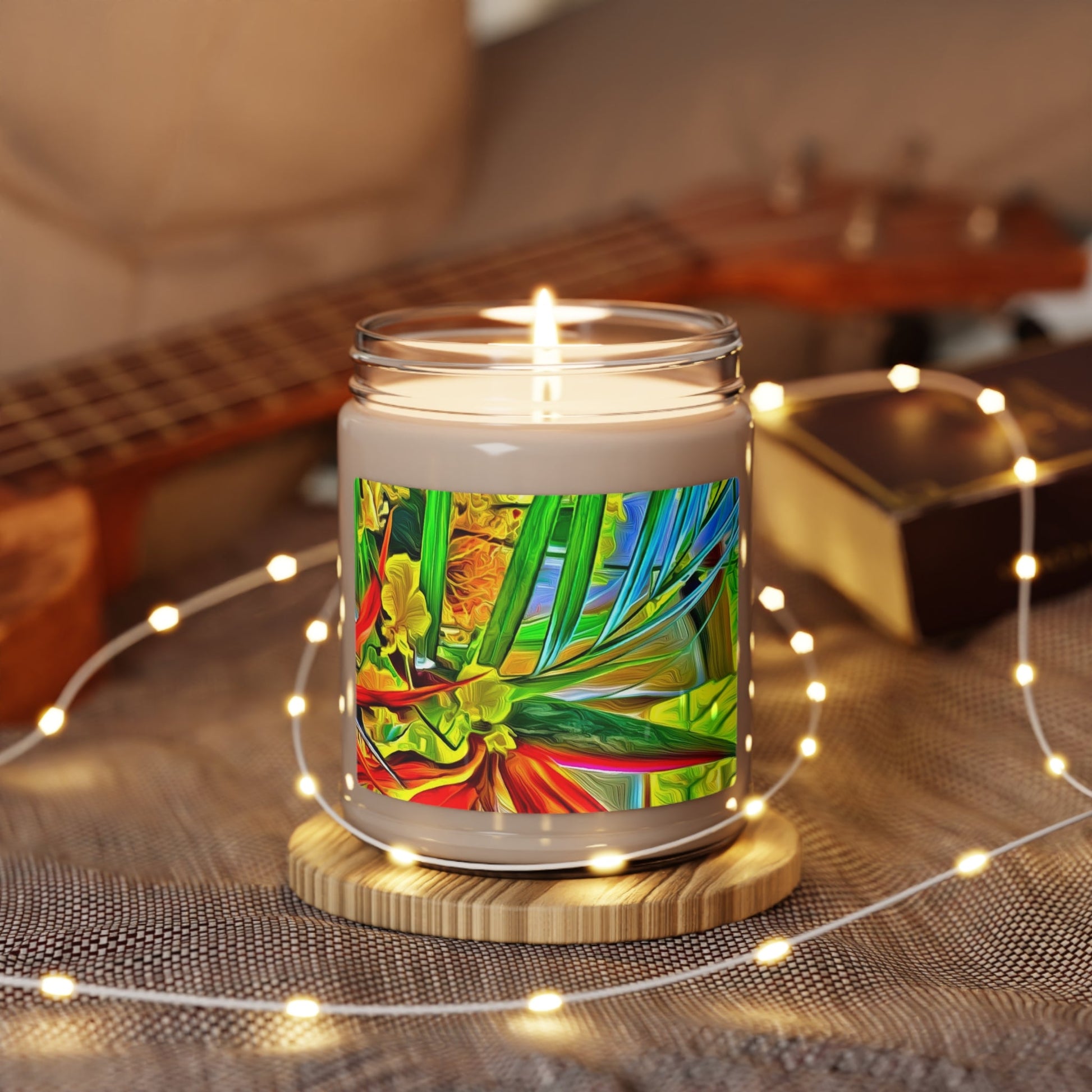 Tropical Paradise - Scented Soy Candle, 9oz - Christina Litman Gallery